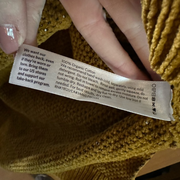 Eileen Fisher Organic Cotton Sweater - Picture 3 of 3